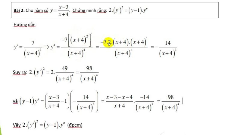 Ứng dụng của đạo hàm tan(x)